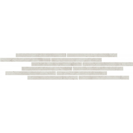 Мозаика T025/11206 Декор Карму мозаичный серый светлый матовый 75х15