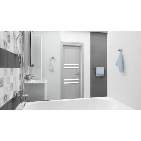 Плитка C-WHS053D-51 White белая матовая 20x60