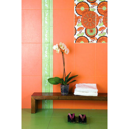 Плитка B1691/6157 Журавли 6x40