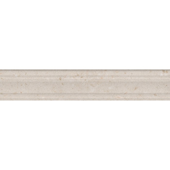 Плитка BLF011R Бордюр Риккарди бежевый матовый структура обрезной 40x7,3