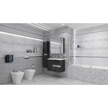 Плитка Декор Mizar Attimo серый 17-05-06-1180-0 20х60