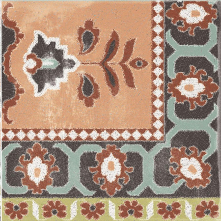 Керамогранит 0003351 PLAY CARPET MIX MULTICOLOR 20x20
