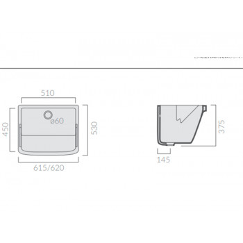Раковина для прачечных GALASSIA ISIDE 2001