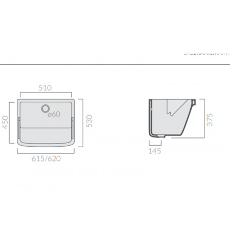 Раковина для прачечных GALASSIA ISIDE 2001