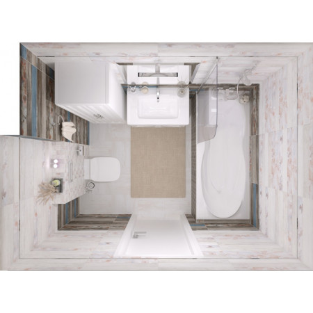 Мозаика MM11190 Декор Country мозаичный светлый 20х60