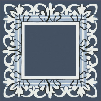 Плитка HGD/A525/TOB001 Декор Алмаш синий глянцевый 9,8х9,8