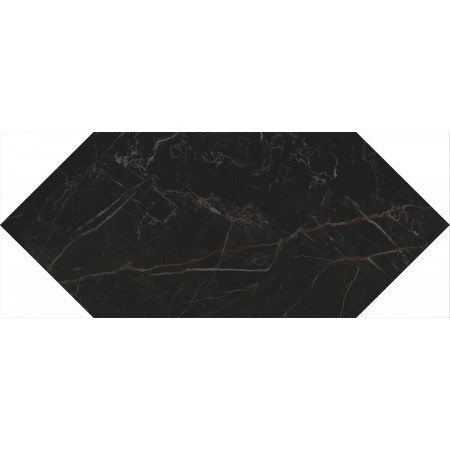 Плитка 35007 Келуш черный глянцевый 14х34