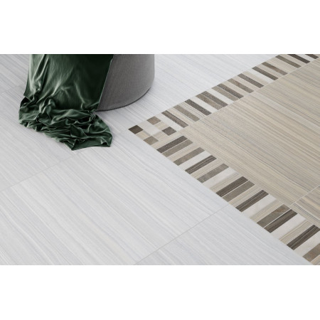 Керамогранит K948275LPR01VTE0 Serpeggiante Вставка серый 7.5х7.5