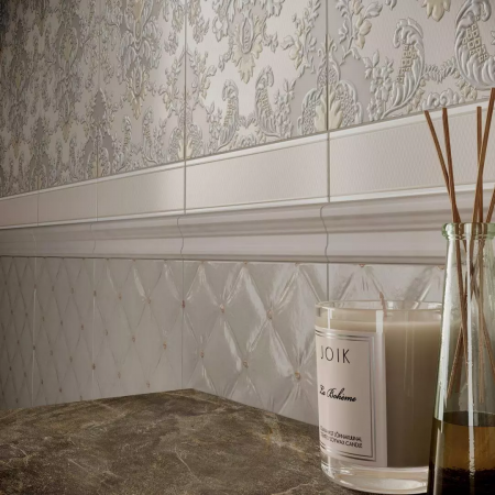 Плитка VT/A306/6000 Бордюр Браганса бежевый светлый матовый 25х5,4