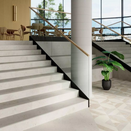 Мозаика DD205520/MM Декор Про Лаймстоун бежевый матовый мозаичный 30х30