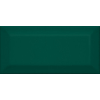 Плитка 16058 Клемансо зелёный грань 7.4*15
