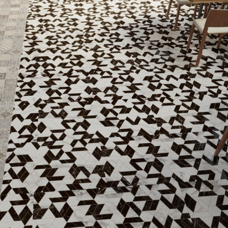 Керамогранит Mosaico Nero Full Lap 60x120