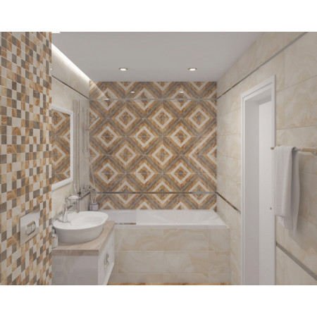 Плитка 34027 Prime оранжевый 25х50