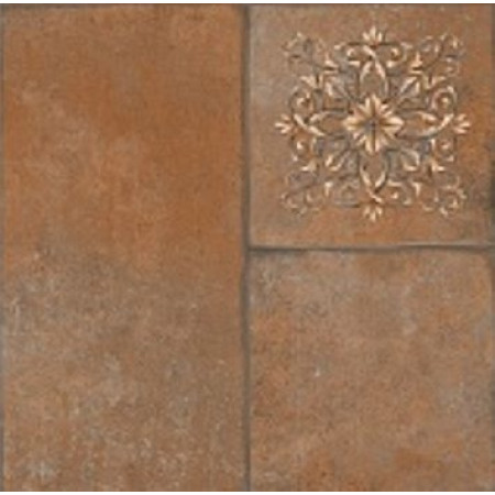 Керамогранит SG926400N Каменный остров коричневый декорированный 30x30