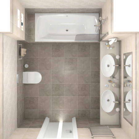 Плитка Бордюр Versus Chic серый 46-03-06-1335 4х40