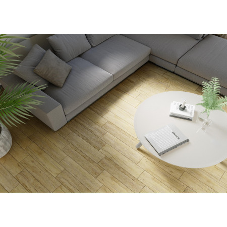 Керамогранит Marimba коричневый 15х60