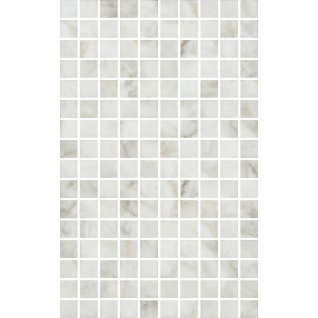 Мозаика MM6432 Кантата мозаичный белый глянцевый 25x40