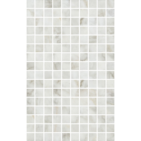 Мозаика MM6432 Кантата мозаичный белый глянцевый 25x40