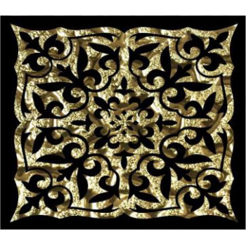 Мозаика Катар золото 8х8