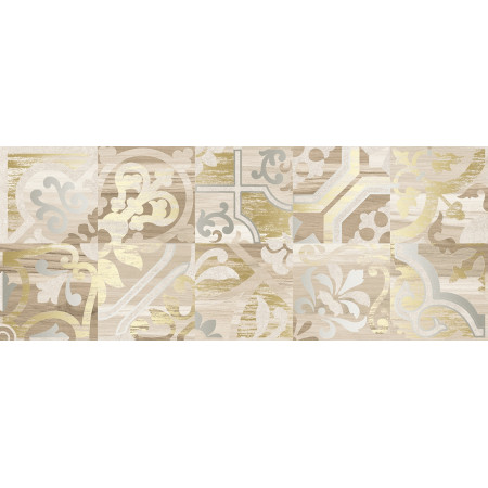 Плитка Ulivo Fresca Декор бежевый 20х50