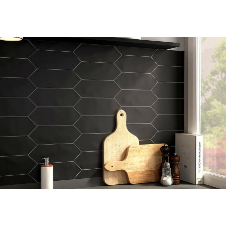 Керамогранит 22987 Kite Black 10*30