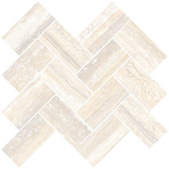 Мозаика K945653R Travertini Шеврон Кремовый 28x31.5