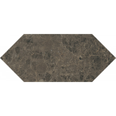 Плитка 35014 Бикуш коричневый глянцевый 14х34