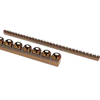 Плитка Бусинка бордюр Капсула золото 0.7х25