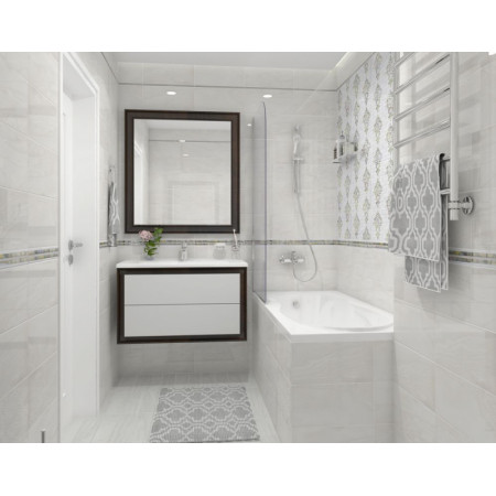 Плитка Frame Creta Декор белый 08-03-00-1371 20х40