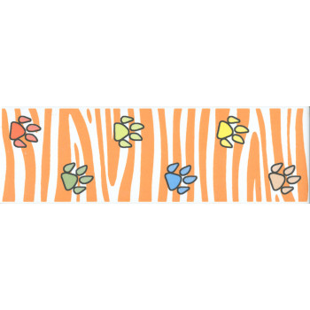 Плитка OS/A251/5009 Бордюр Динозаврики 2 матовый 20x6,3