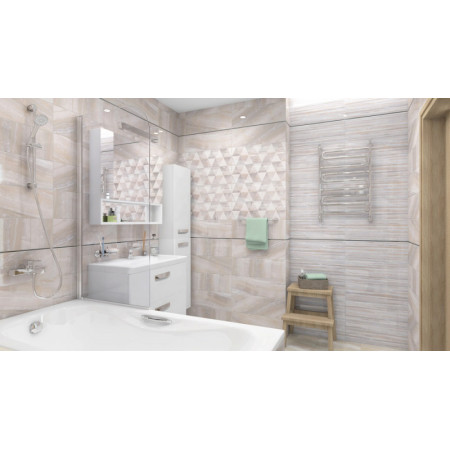 Мозаика Diadema бежевый+белый 30х30