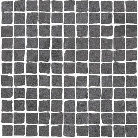 Мозаика MBS001 Про Лаймстоун Спакко мозаичный серый тёмный матовый 20х20