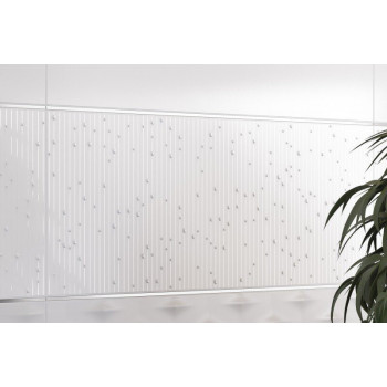 Плитка 16924 Metallic глянцевый серебристый 2x89,8