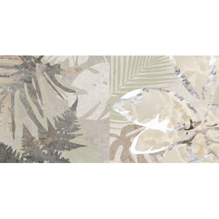 Керамогранит K949798LPR01VTEP Marble-Beton Декор Цветочный Лаппато R9 Ректификат 30x60x0,9