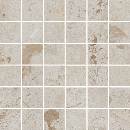 Мозаика DD205520/MM Декор Про Лаймстоун бежевый матовый мозаичный 30х30