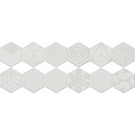 Керамогранит OS/A241/63000 Декор Агуста белый 6х5,2