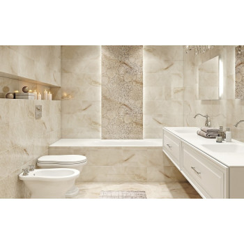 Плитка IVU012D Ivory рельеф бежевый 25x75