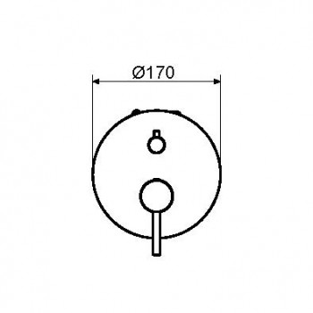 Внешняя часть встраиваемого смесителя для душа Plumberia Selection XO1901OR