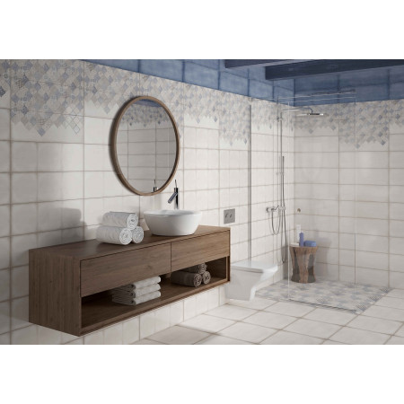 Плитка MA2S042DT Majolika Blue вставка В голубой 20x60