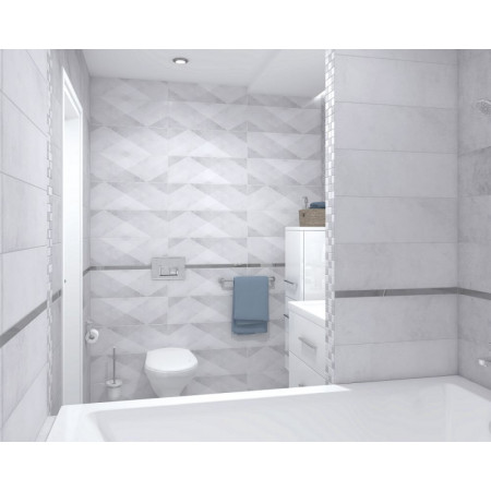 Плитка Декор Mizar Attimo тёмно-серый 17-05-07-1180-0 20х60