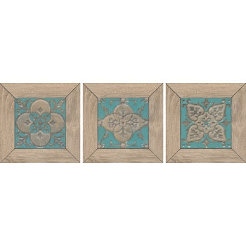 Керамогранит ID61 Меранти пепельный светлый мозаичный 13х13