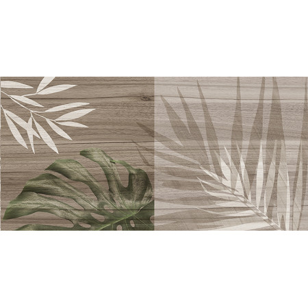 Плитка 08-01-17-2454 Organic табачный узор 20х40