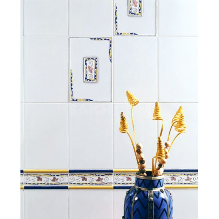 Плитка 8000 Белое солнце блестящая 20х30