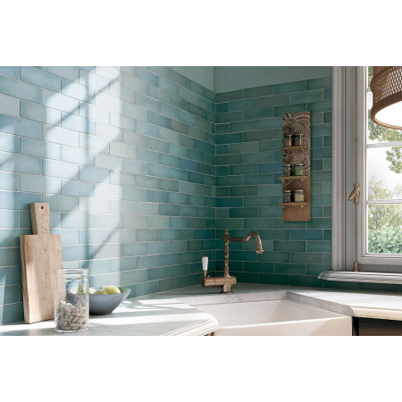Плитка 24964 MAGMA SEA BLUE 6,5X20
