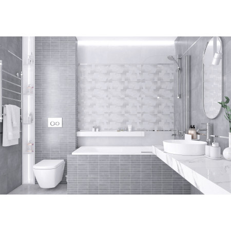 Плитка 18-03-06-3611 Moby Декор светло-серый 30х60