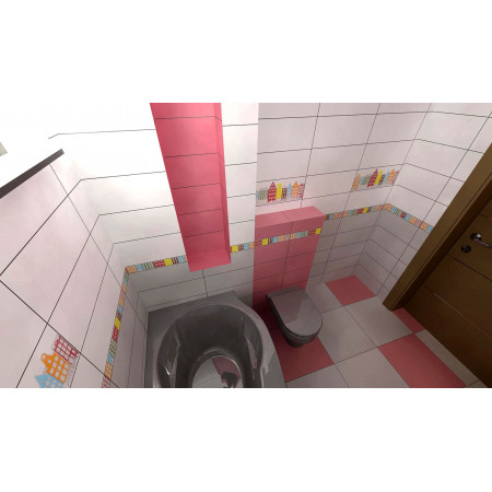 Плитка 5188 N Калейдоскоп бордо 20*20