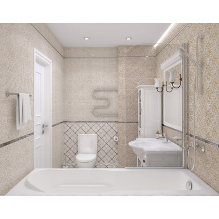 Плитка Arte Декор тёмно-серый 08-04-06-1369 20х40