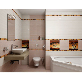 Плитка Бордюр рельефный Africa br1020D210-1 20х10