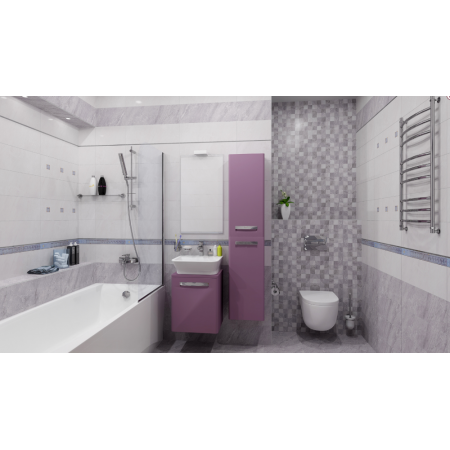 Плитка Декор Мармара Ажур серый 17-03-06-659 20х60