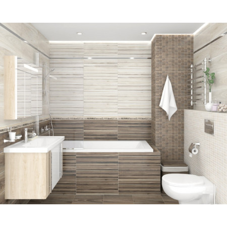 Мозаика MM60068 Zen Декор мозаичный чёрный 20х60